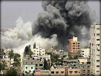 قوات الاحتلال تقصف موقعين جنوب قطاع غزة 