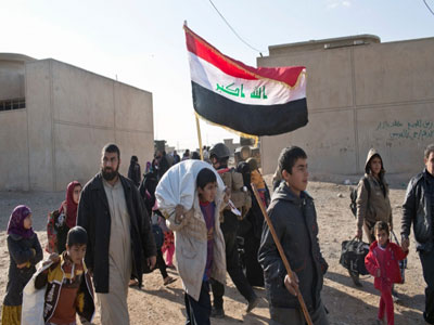 نزوح أكثر من 300 ألف شخص من الموصل 