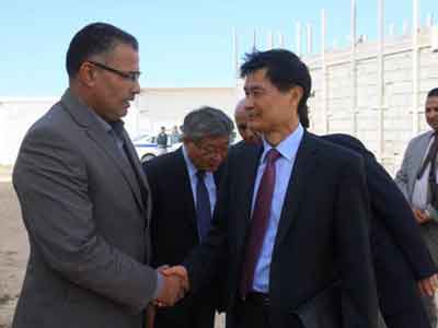 سفير كوريا الجنوبية يزور مع وفد الخارجية موقع محطة كهرباء غرب طرابلس البخارية  