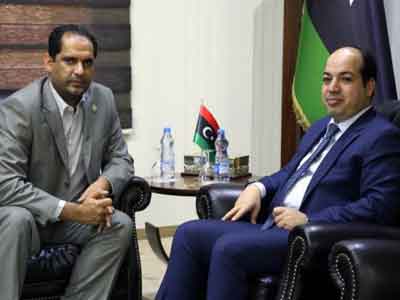 أزمة الجنوب الليبي على طاولة مباحثات معيتيق والنائب الأول لرئيس المجلس الأعلى للدولة 