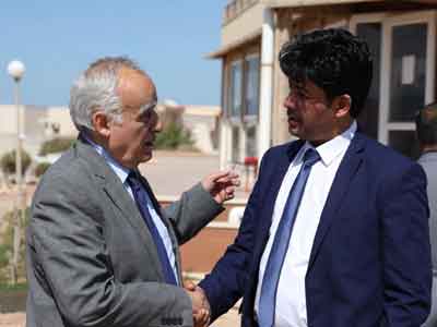 غسان سلامة يلتقي النائب الثاني لرئيس المجلس الأعلى للدولة فوزي العقاب  