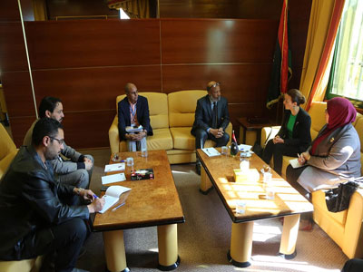 وزير الصحة المفوض بحكومة الوفاق يلتقى بممثلة صندوق الأمم المتحدة للسكان في ليبيا