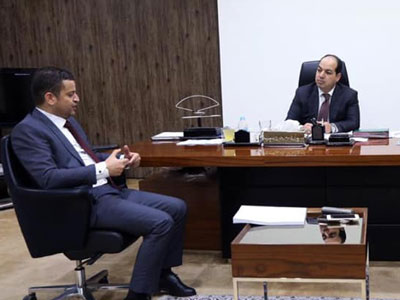 رئيس الهيئة العامة للشباب والرياضة يستعرض أمام النائب أحمد معيتيق خطة عمل الوزارة للعام الحالي  