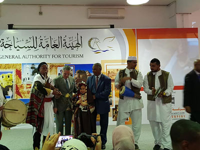 افتتاح جناح الهيئة العامة للسياحة بمعرض طرابلس الدولي