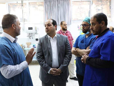 النائب أحمد معيتيق يزور المستشفى الميداني تاجوراء ويقف على احتياجاته 