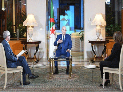 الرئيس الجزائري : التبادل السلس للسلطة في ليبيا تطور إيجابي شرف الليبيين