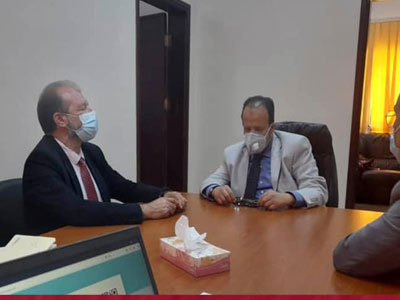 وزير الصحة يبحث مع مشروع الامم المتحدة الانمائي في ليبيا التعاون لمواجهة تحديات المرحلة 