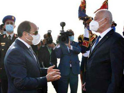 الرئيس المصري يلتقي الرئيس التونسي في القاهرة
