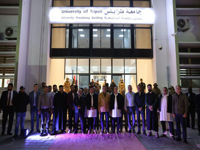 الدبيبة يفتتح مبنى رئاسة جامعة طرابلس بعد صيانته وتطويره