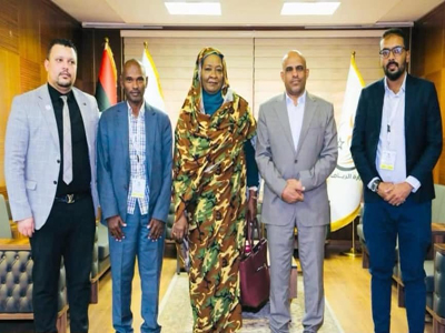 الجويفي يبحث مع وزيرة الشباب والرياضة السودانية التعاون في المجال الرياضي 