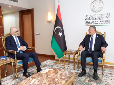 تكالة يبحث مع سفير الاتحاد الأوروبي مستجدات الوضع السياسي الليبي 