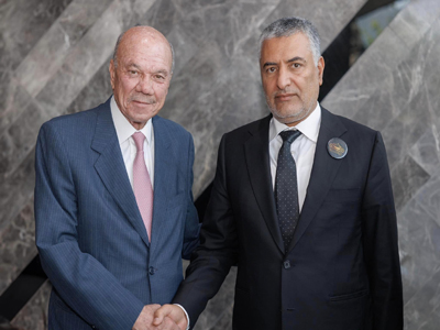 تكالة يلتقي رئيس مجلس الأعيان الأردني باسطنبول 