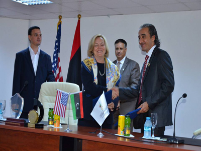توقيع اتفاقية تعاون ثقافي بين ليبيا وأمريكا