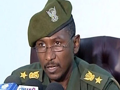 المتحدث العسكري باسم الجيش السوداني العقيد الصواري خالد سعد