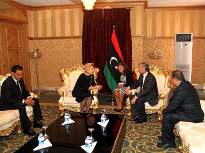 أوراق اعتماد سفيرة الاتحاد الأوروبي الجديدة لدى ليبيا 
