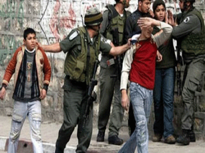 اعتقال 2320 طفلا فلسطينيا 