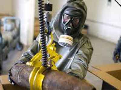 روسيا تدمر أكثر من 94% من مخزون الأسلحة الكيميائية