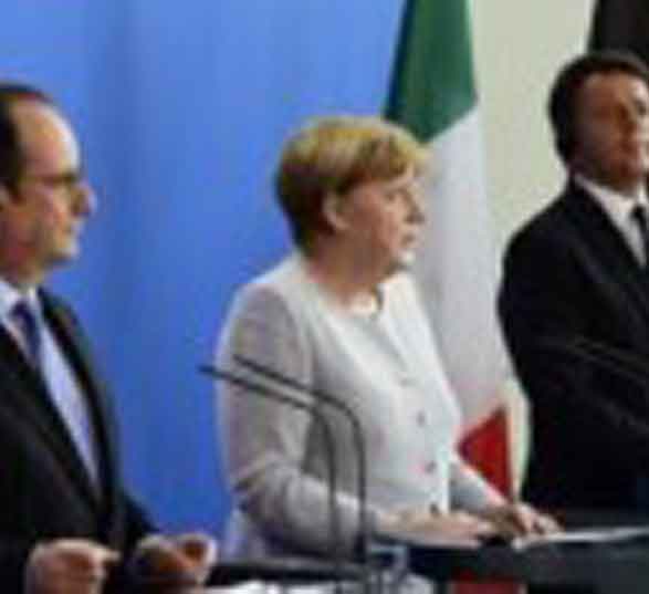 ليبيا على جدول أعمال القمة الثلاثية الايطالية-الألمانية-الفرنسية