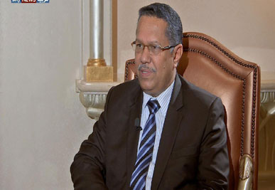 رئيس الوزراء اليمني نتصدى لمخطط الحوثيين