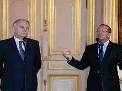 مبعوث الأمم المتحدة إلى ليبيا مارتن كوبلر ووزير الخارجية الفرنسي جان مارك إيرولت