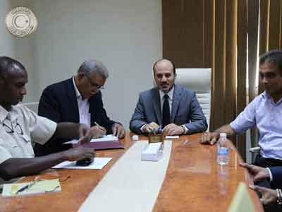 العماري يلتقي أعضاء مجلس الدولة في طرابلس  