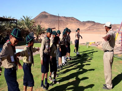اختتام فعاليات المخيم الكشفي التدريبي