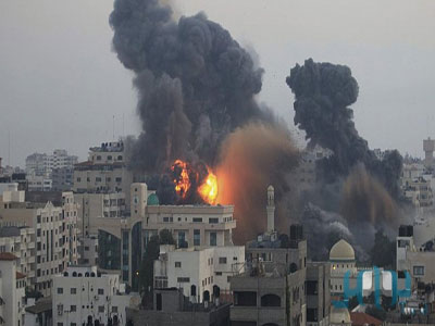 قصف صهيوني على قطاع غزة