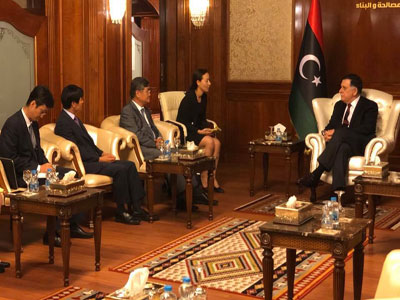 رئيس المجلس الرئاسي يستقبل المبعوث الخاص لوزيرة خارجية كوريا الجنوبية وسفيرها لدى ليبيا 