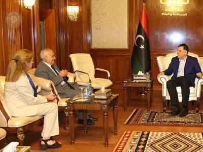 رئيس المجلس الرئاسي يلتقي المبعوث الأممي إلى ليبيا