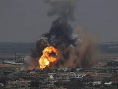 قصف صاروخي ومدفعي صهيوني جنوب غزة