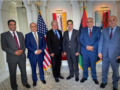بحضور عدد من النواب.. النويري يبحث مع السفير الأمريكي الأزمة السياسية والأمنية في ليبيا وسبل حلها 