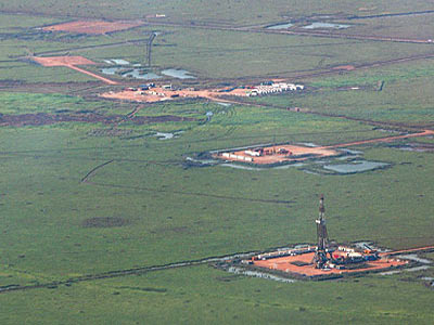 أحد حقول النفط في جنوب السودان