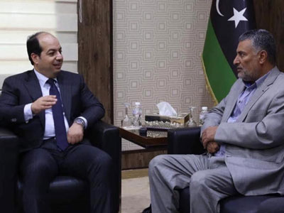 النائب احمد معيتيق يجتمع مع رئيس اللجنة الاقتصادية بالمجلس الأعلى للدولة 