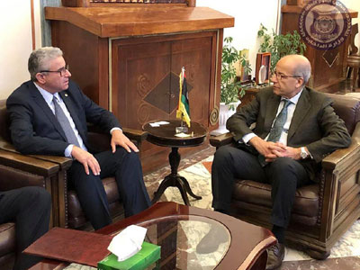 وزير الداخلية بحكومة الوفاق يبحث مع محافظ مصرف ليبيا المركزي احتياجات الوزارة 