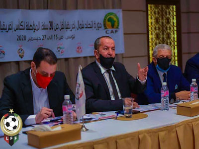 رئيس الاتحاد الليبي لكرة القدم يترأس اجتماع اتحاد شمال أفريقيا 