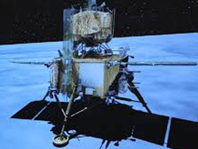 	المسبار الصيني تشانج إي 5 يعود إلى الأرض حاملا عينات من سطح القمر