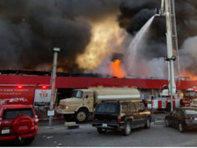 سبعة قتلى جراء حريق ضخم بمستشفى لعلاج مصابي كورونا بمصر 