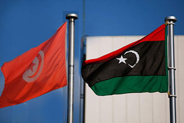 علم ليبيا وتونس