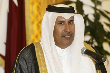 رئيس الوزراء وزير الخارجية القطري الشيخ حمد بن جاسم آل ثاني 