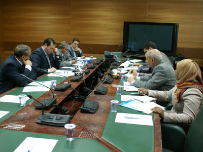 اجتماع وزارتي السياحة والصناعة الليبية 
