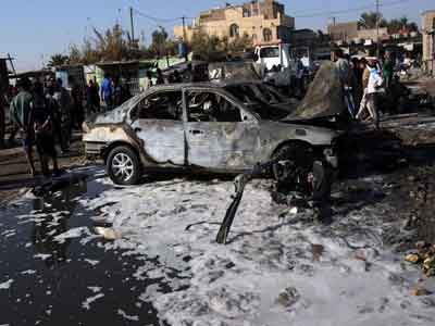  انفجار سيارة ملغومة في بغداد 