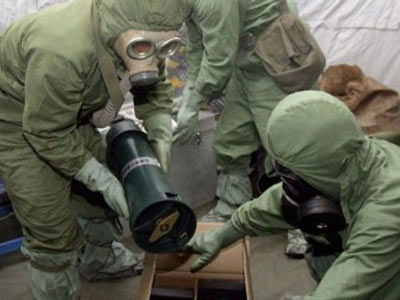 شحنة جديدة من المواد الكيميائية تغادر الأراضي السورية