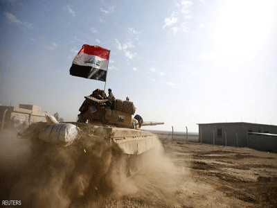 الموصل قصف على الجانب الغربي 