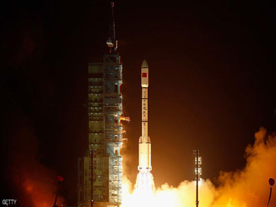 أول مركبة شحن صينية إلى الفضاء