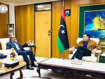 رئيس المجلس الرئاسي يلتقي رئيس مجلس الدولة بالعاصمة طرابلس  
