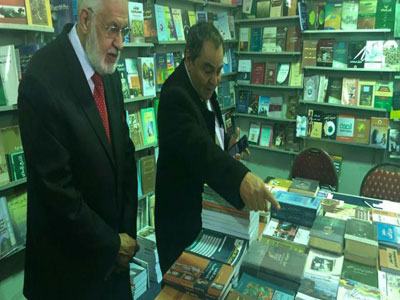 سيالة يقوم بزيارة الى معرض القاهرة الدولي للكتاب ولجناح ليبيا 