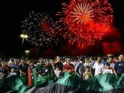 ميادين وساحات مختلف مدن ومناطق ليبيا تشهد احتفالات بالذكرى السابعة لثورة 17 فبراير  