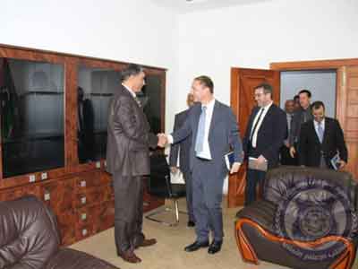 وزيرالداخلية يجتمع مع السفير الألماني لدى ليبيا  