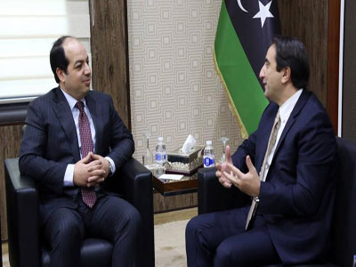 النائب أحمد معيتيق يلتقي سفير دولة تركيا لدى ليبيا 