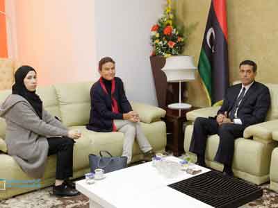 عماد السايح يلتقي مستشارة ونائبة السفير الهولندي لدى ليبيا  